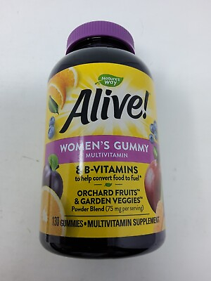 #ad #ad Nature#x27;s Way Alive Women#x27;s Gummy Multivitamin and 130 Count Exp 04 24 $12.00