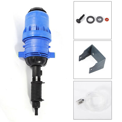 #ad Automatic Fertilizer Injector Water Powered Chemical Liquid Doser Dispenser Blue $84.55
