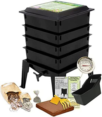 #ad Garden Compost Bins Composting System for Recycling Food Waste at Home $192.31