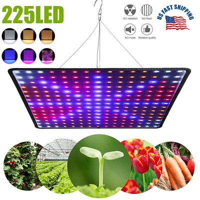 #ad #ad 8500W 225 LED Grow Light Panel Full Spectrum Lamp for Indoor Plant Veg Flower $28.89