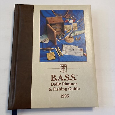 Bass Daily Planner amp; Fishing Guide 1995 Hardcover Vintage $8.01