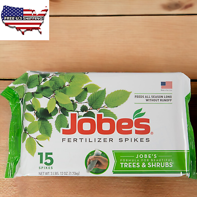 #ad Jobe’S Slow Release Tree and Shrub Fertilizer Spikes Easy Plant Care for Oak M $17.90