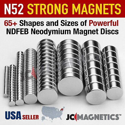 #ad #ad Super Strong N52 Rare Earth Round Neodymium Magnet Disc Thin Tiny Small Large $185.00