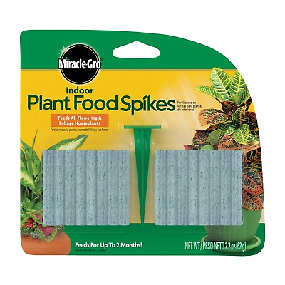 #ad Miracle Gro Indoor Plant Food Spikes $7.69