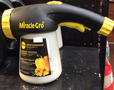 #ad Miracle Gro Performance Organics GARDEN FEEDER Fertilizer Plant Hose Sprayer $29.48