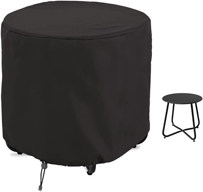 Patio Steel Patio Side Table Cover Weather Resistant Heavy Duty Small Outdoor ro $27.66