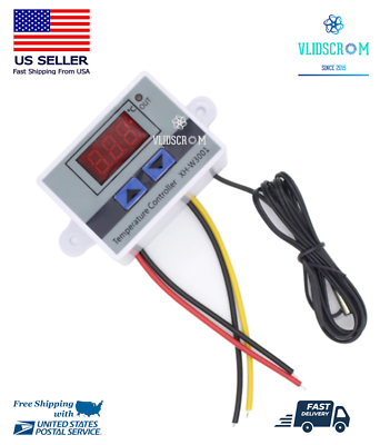 #ad #ad W3001 Incubator Digital Temperature Controller Thermostat Switch Probe Tester $12.49