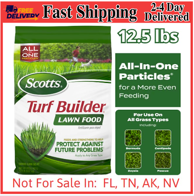 #ad #ad Scotts Turf Builder Lawn Fertilizer 5000 sq. ft. 12.5 lbs. NEW $26.40