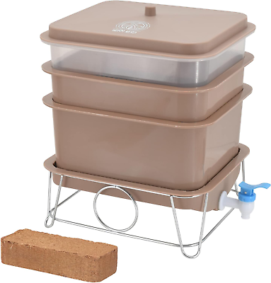 #ad #ad Arcadia Garden Products Wn55 4tray Worm Composting Bin Kit With Coco Coir Brick $68.99