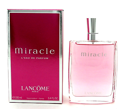 Miracle Perfume by Lancome 3.4 oz. L#x27;eau de Parfum Spray for Women. New In Box $74.99
