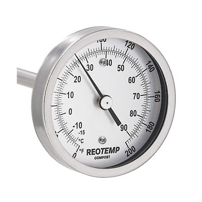#ad REOTEMP Heavy Duty Compost Thermometer Fahrenheit and Celsius 36 Inch Stem... $140.02