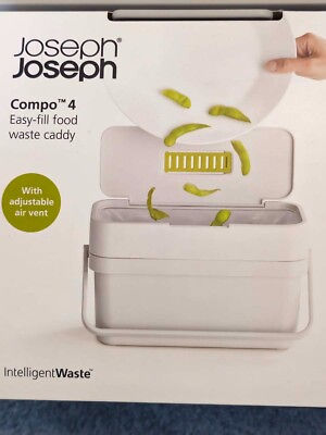 #ad #ad Joseph Joseph Compost Bin Compo 4 Easy Fill Food Waste Caddy Kitchen Composter $24.99