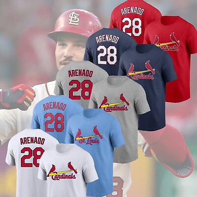 #ad HOT SALE Nolan Arenado #28 St Louis Cardinals Name amp; Number T Shirt Fan Gift $29.89