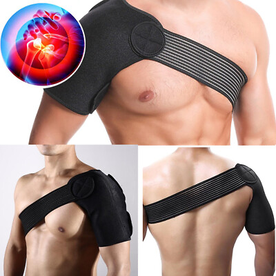 #ad Shoulder Brace Compression Sleeve Torn Rotator Cuff AC Joint Pain Relief Support $5.29