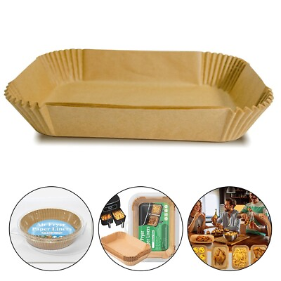 #ad Disposable Kitchen Liners for Dual Air Fryer Nonstick and Waterproof 50pcs $15.63