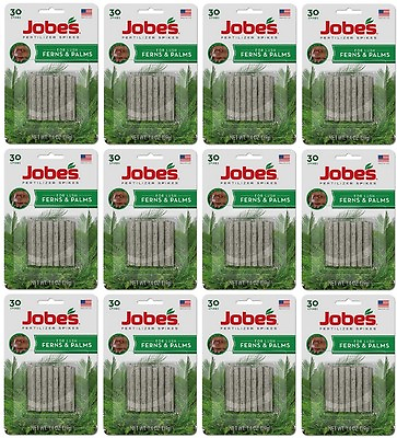 #ad #ad 12 ea Jobe#x27;s 05101 30 Pack Fern amp; Palm Fertilizer Plant Food Spikes $44.99