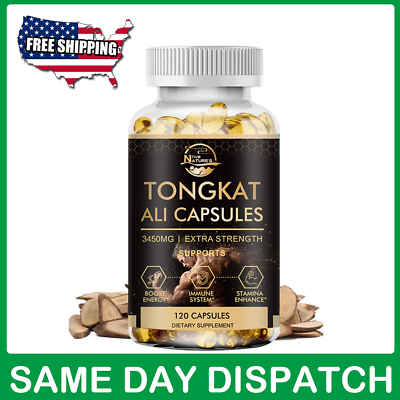 #ad Nature#x27;s Live Tongkat Extract 200:1 Strong Natural Testosterone Booster 3450mg $13.29