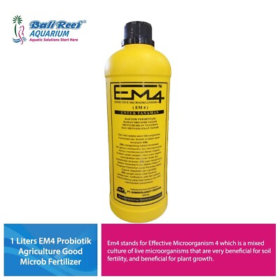 #ad 1 Liters EM4 Probiotik Farm And Agriculture Good Microb Fertilizer $62.46
