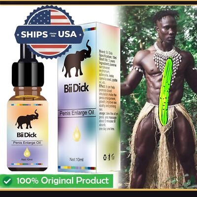 Enlarge African Big Dick Oil Natural Man Enhancement Delay For Men 10ml. $11.99