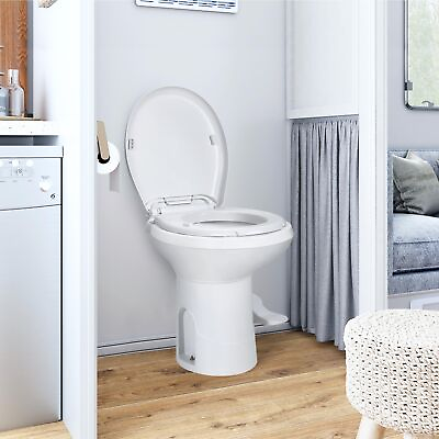 #ad Portable Toilet Pedal Gravity Flush Travel Camping Outdoor Indoor Commode Potty $121.99