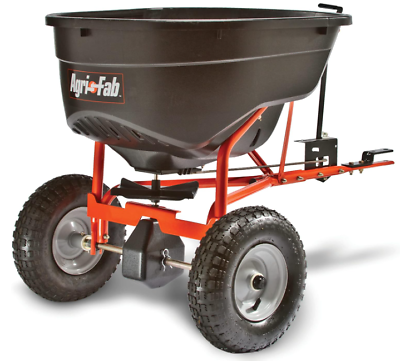 #ad NEW 130 Pound Tow Behind Broadcast Spreader FREE SHIPPING $189.97