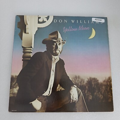 #ad Don Williams Yellow Moon LP Vinyl Record Album $7.82