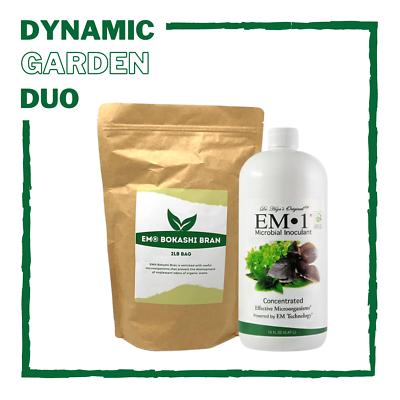 #ad Dynamic Garden Duo EM 1® EM® Bokashi Bran Organic Root Enhancer amp; Plant Growth $49.49