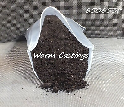 FRESH Organic Worm Casting Compost 2510 lb.Bag Soil Amendment Compost Tea $22.91