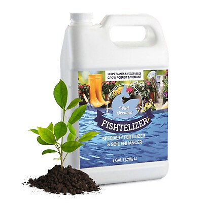 #ad Natural All Purpose Organic Fish Fertilizer for Plants flower amp; Garden 1 Gallon $33.85