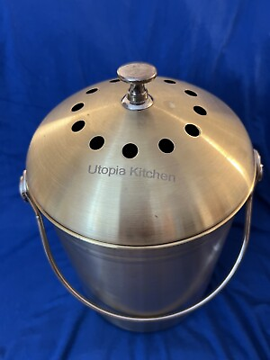 #ad Utopia Kitchen Countertop composting bin $21.99