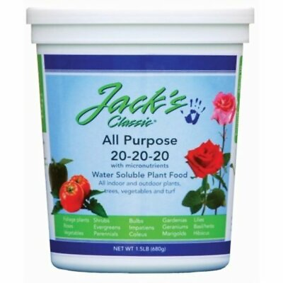 #ad Jacks Classic 20 20 20 All Purpose Fertilizer 1.5 Lb $24.39