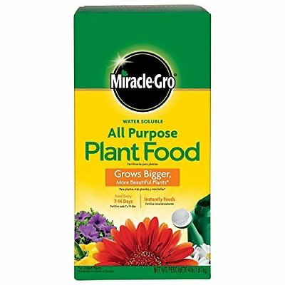 Scotts Co. #170101 Miracle Grow Water Soluble AP Plant Food 4# 2 pack $33.65