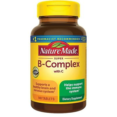 #ad Nature Made Super B Complex with Vitamin C 140 Tabs $19.06