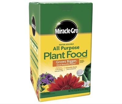 #ad MIRACLE GRO WATER SOLUBLE ALL PURPOSE PLANT FOOD 3 LBS. $19.99