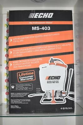 ECHO 4 Gal. Internal Piston Pump BackPack Sprayer MS 403 NIB $49.99