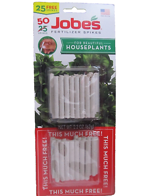 #ad Fertilizer Spikes For Houseplants Jobes # 05001T 50 Spikes NEW $3.89