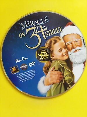 #ad Miracle on 34th Street DVD DISC SHOWN ONLY $4.99