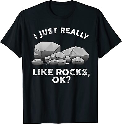 #ad NEW Cool Geology Design For Men Women Geologist Rock Collector Tee T Shirt S 3XL $22.99