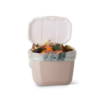 #ad 1 Lb. 2 Gal. Composter Kitchen Organic Bin Container Compost Capacity Gal $34.99