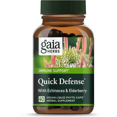 Gaia Herbs Quick Defense 40 Vegan Caps $41.09