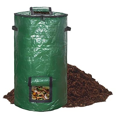 #ad #ad Compost Bin Bag Reusable Garden Yard Waste Bag 34 Gallon 1 Pack $18.16
