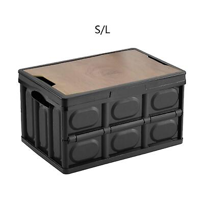 #ad Collapsible Storage Box Camping Outdoor Bin Car Trunk Organizer for Home $60.56
