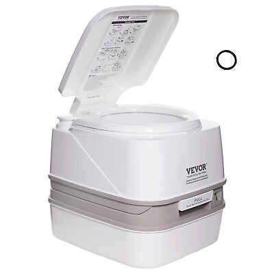 #ad VEVOR Portable Toilet Flush Travel Camping 3.2 Gal Commode Potty Outdoor Indoor $68.99