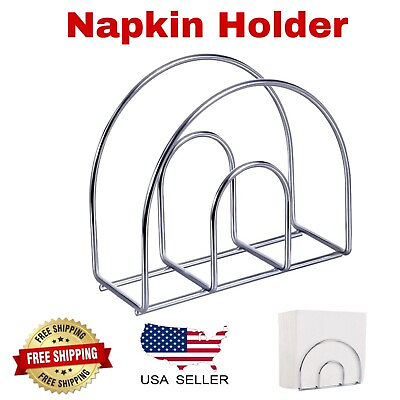 Napkin Holder for Table Kitchen Home Modern Metal Paper Napkin Standers $6.95