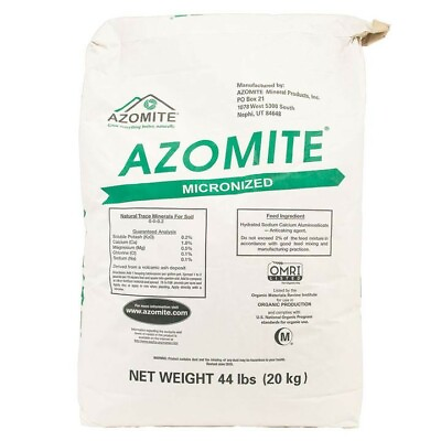 azomite rock dust 3 pound bag organically made $22.00