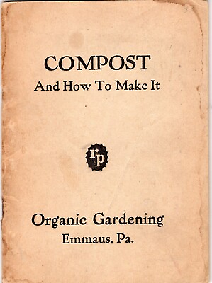 #ad Compost: How to Make It 1943 $6.00