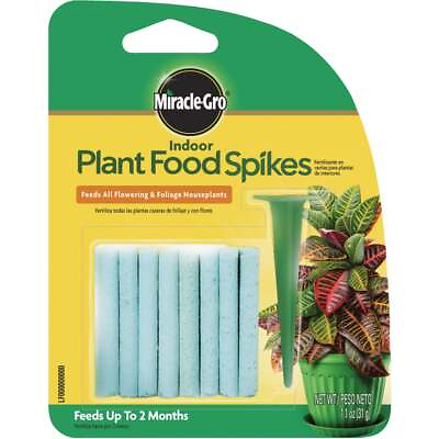 #ad Miracle Gro Indoor Plant Food Spikes 24 Pack 1002522 Miracle Gro 1002522 $8.40