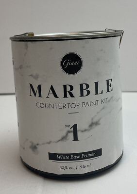 Giani Marble Countertop White Base Primer #1 New 32oz $39.95