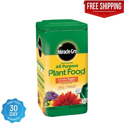 #ad #ad Miracle Grow Water Soluble 5Lb All Purpose Plant Food All Season No ship Florida $10.19