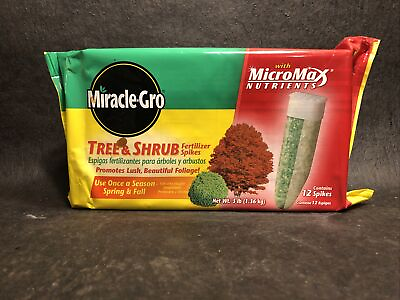 #ad Miracle Gro TREE amp; SHRUB SPIKES 12 pack 15 5 10 $25.00